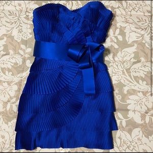 Blue Marchesa notte Dress